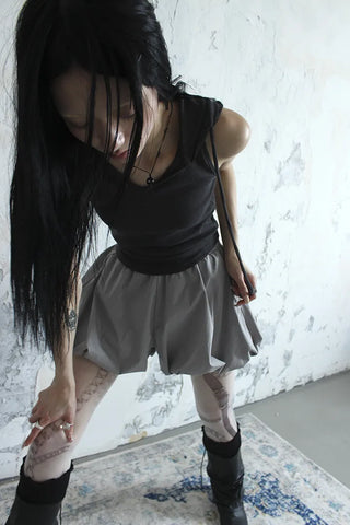 Pumpkin Balloon Skirt Pants