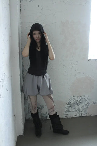 Pumpkin Balloon Skirt Pants