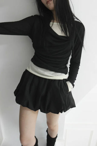 Pumpkin Balloon Skirt Pants