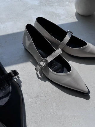 Mary Jane Western Buckle Stiletto Shoes