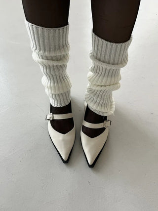 Mary Jane Western Buckle Stiletto Shoes