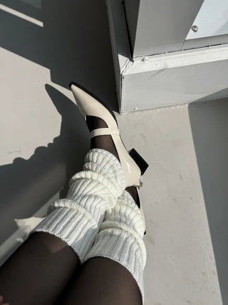 Mary Jane Western Buckle Stiletto Shoes