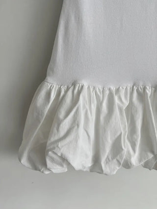 Pumpkin Tube Top Mini Dress