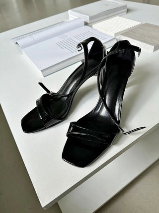 Open toe toe open sandals high heels