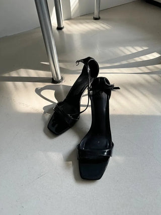 Open toe toe open sandals high heels