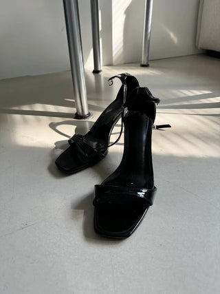 Open toe toe open sandals high heels