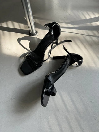 Open toe toe open sandals high heels