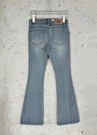 Rain Slub Denim Low-Fit Span Bootcut