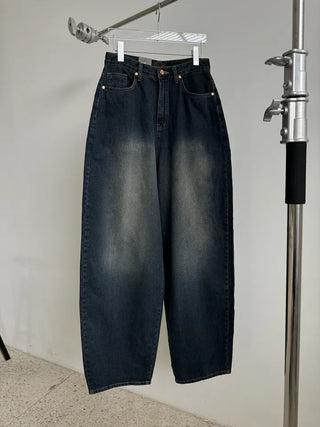 OOTJ/OOT 3D Back Pocket D-Ring Mega Wide Denim Pants