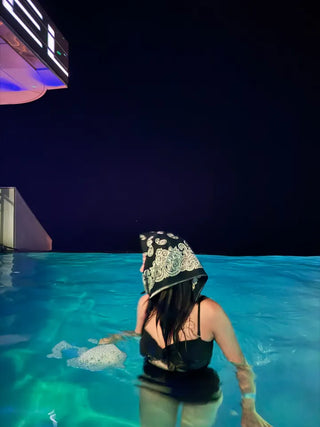 50cm, 60cm Paisley Bandana Cotton Handkerchief Scarf Hair Band Headband