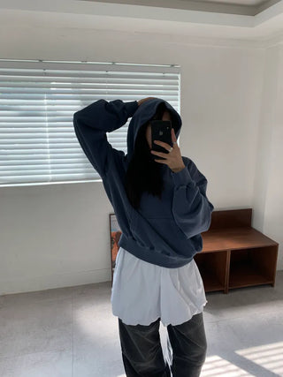 Vintage Pigment Crop Hoodie