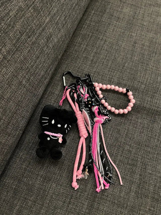Hopi Kitty Cat Keyring Golf Ball Pouch Decoration Charm