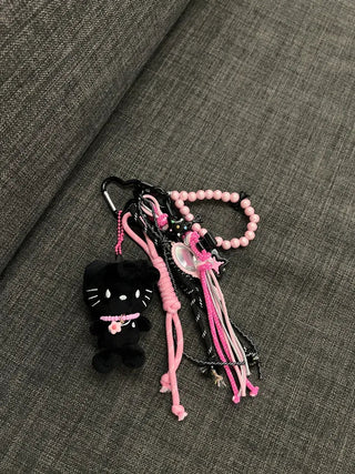 Hopi Kitty Cat Keyring Golf Ball Pouch Decoration Charm