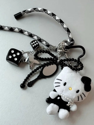Hopi Kitty Cat Keyring Golf Ball Pouch Decoration Charm