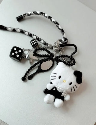 Hopi Kitty Cat Keyring Golf Ball Pouch Decoration Charm