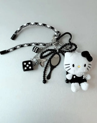 Hopi Kitty Cat Keyring Golf Ball Pouch Decoration Charm