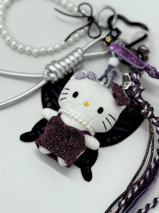 Hopi Kitty Cat Keyring Golf Ball Pouch Decoration Charm