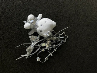 Hopi Kitty Cat Keyring Golf Ball Pouch Decoration Charm