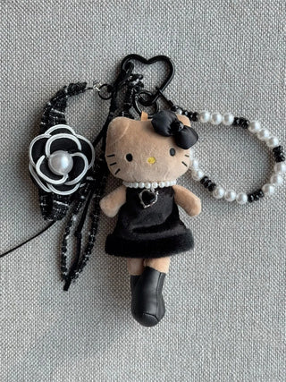 Hopi Kitty Cat Keyring Golf Ball Pouch Decoration Charm