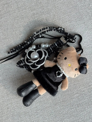 Hopi Kitty Cat Keyring Golf Ball Pouch Decoration Charm