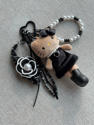 Hopi Kitty Cat Keyring Golf Ball Pouch Decoration Charm