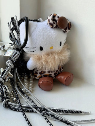 Hopi Kitty Cat Keyring Golf Ball Pouch Decoration Charm