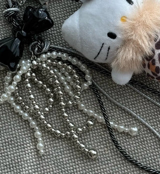 Hopi Kitty Cat Keyring Golf Ball Pouch Decoration Charm