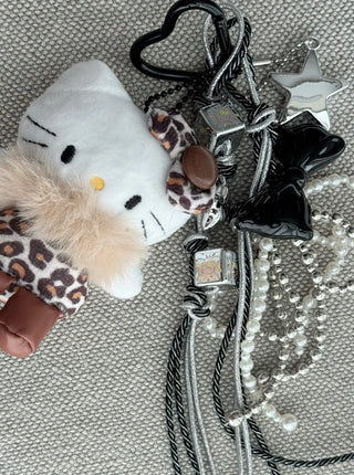 Hopi Kitty Cat Keyring Golf Ball Pouch Decoration Charm