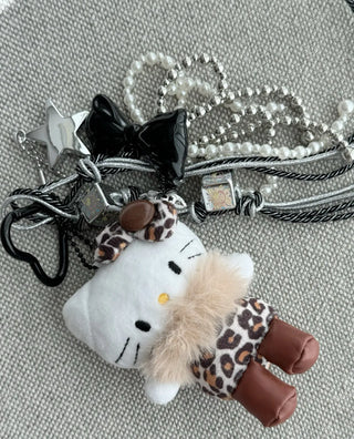 Hopi Kitty Cat Keyring Golf Ball Pouch Decoration Charm