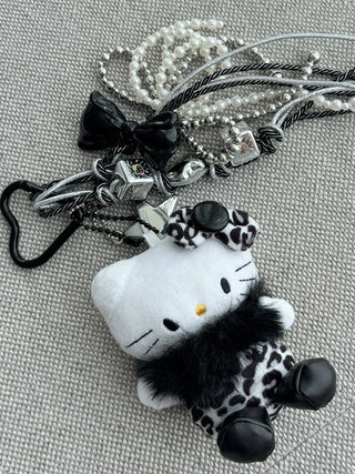 Hopi Kitty Cat Keyring Golf Ball Pouch Decoration Charm