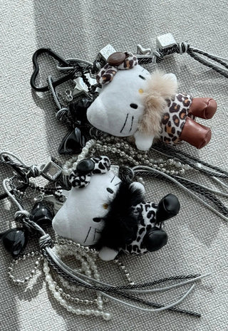 Hopi Kitty Cat Keyring Golf Ball Pouch Decoration Charm