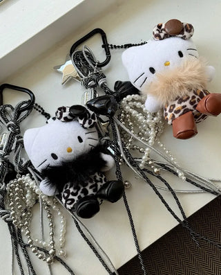 Hopi Kitty Cat Keyring Golf Ball Pouch Decoration Charm