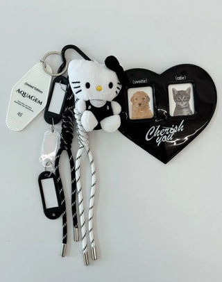 Hopi Kitty Cat Keyring Golf Ball Pouch Decoration Charm