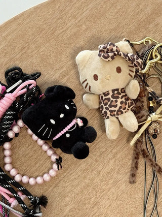 Hopi Kitty Cat Keyring Golf Ball Pouch Decoration Charm