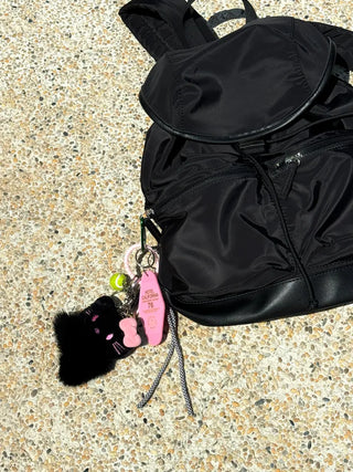 Mellow Zipper Pocket Nylon Backpack