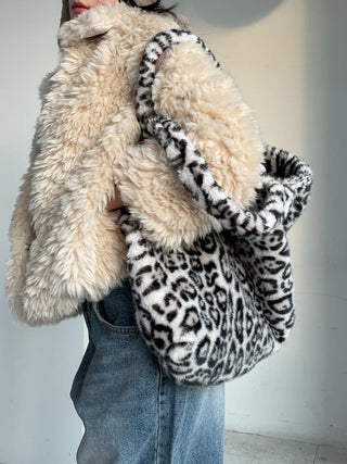 Robe Wool Winter Poggle Fleece Fur Jacket Year-end Look No Fur Shedding