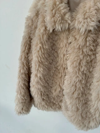 Robe Wool Winter Poggle Fleece Fur Jacket Year-end Look No Fur Shedding