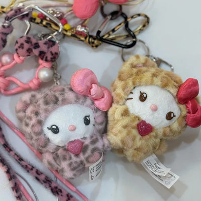 Pink, Yellow, Hopi, Kitty, Cat Keyring, Golf Ball, Pouch, Decoration, Charm, Doll, Cell Phone, Keychain