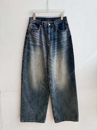 Coma Boyfit Wide Balloon Denim Pants