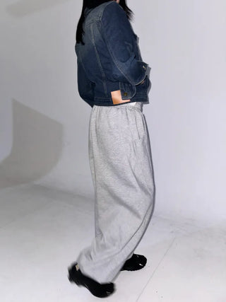 slim-fit 7/8 length denim jacket