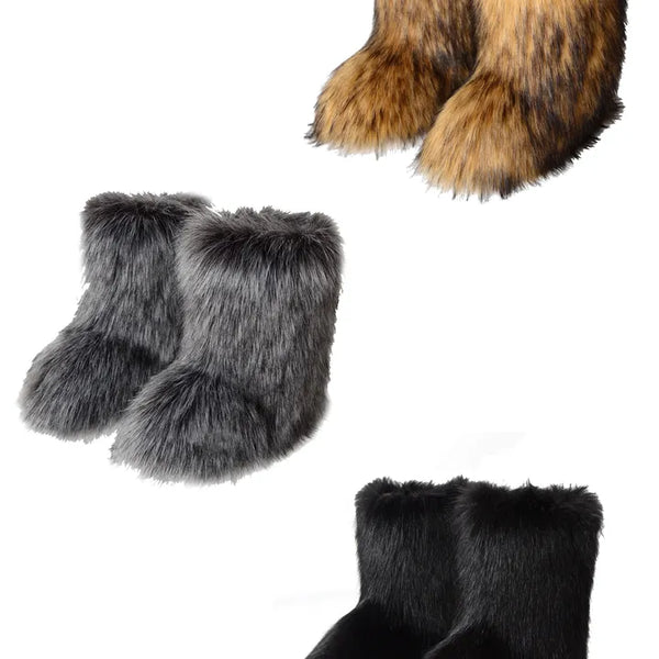 Puppy Bear Eco Faux Fur Ugg Boots