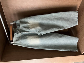 OOTJ/OOT Secret Back Pocket Light Blue Wide Denim Pants Jeans