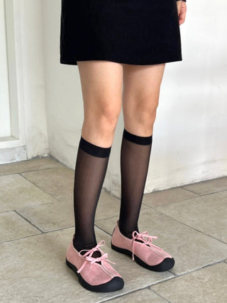 ribbon strap sneakers