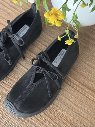 ribbon strap sneakers