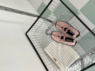 ribbon strap sneakers