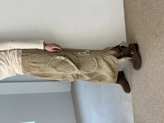 belted suede strap fold mid-calf boots