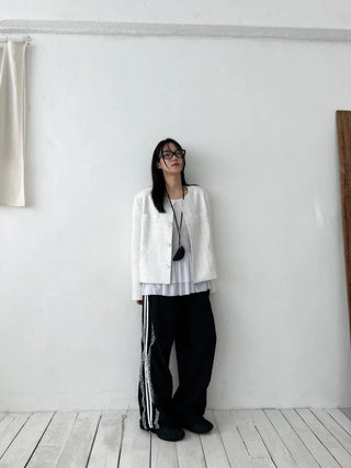 oversized tweed jacket