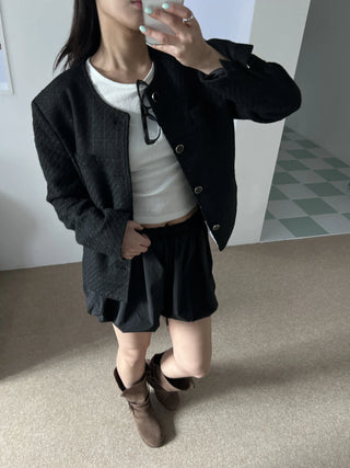 oversized tweed jacket