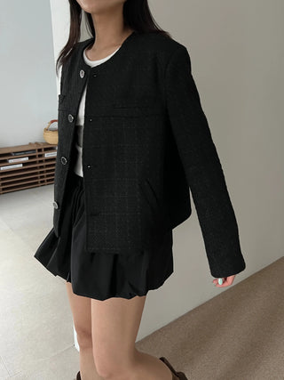 oversized tweed jacket