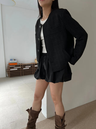 oversized tweed jacket